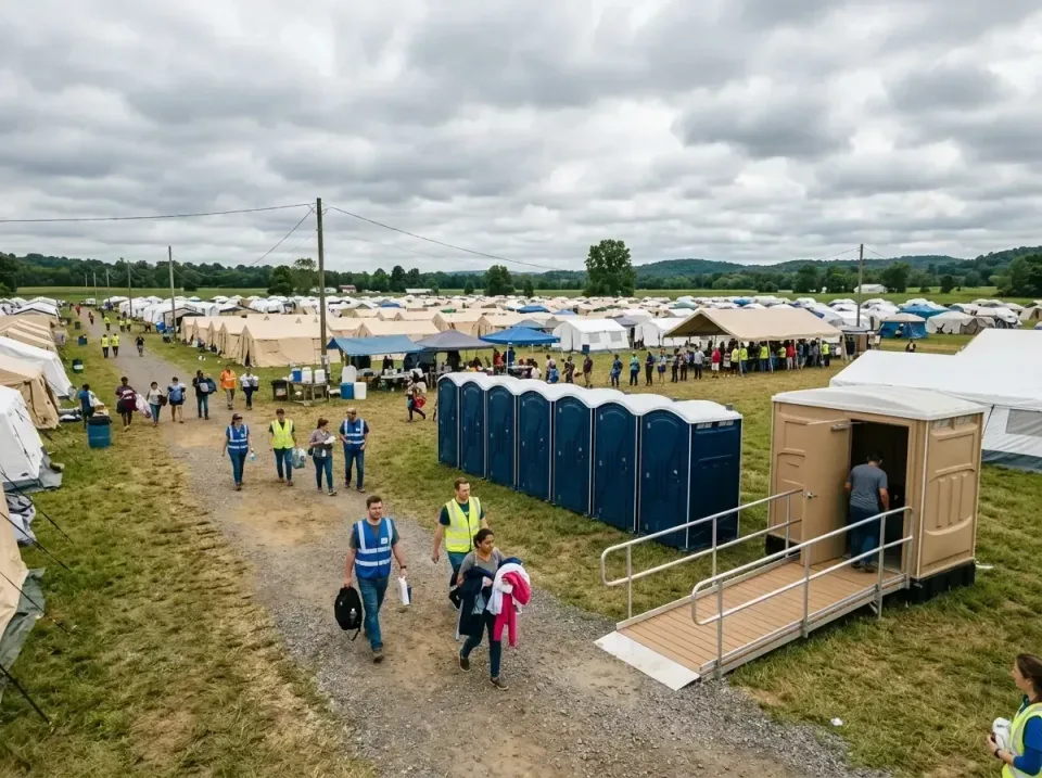 disaster-relief-camp-restrooms-010 — frequently asked questions, Dumpster & Portable Bathrooms Rental in Chaffee, MO